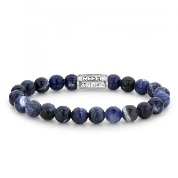 REBEL&ROSE Herenarmband Midnight Blue 