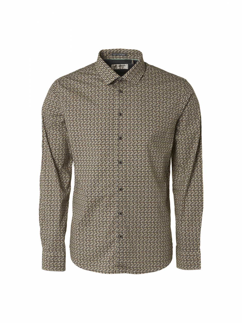 NO EXCESS Overhemd Allover Print 