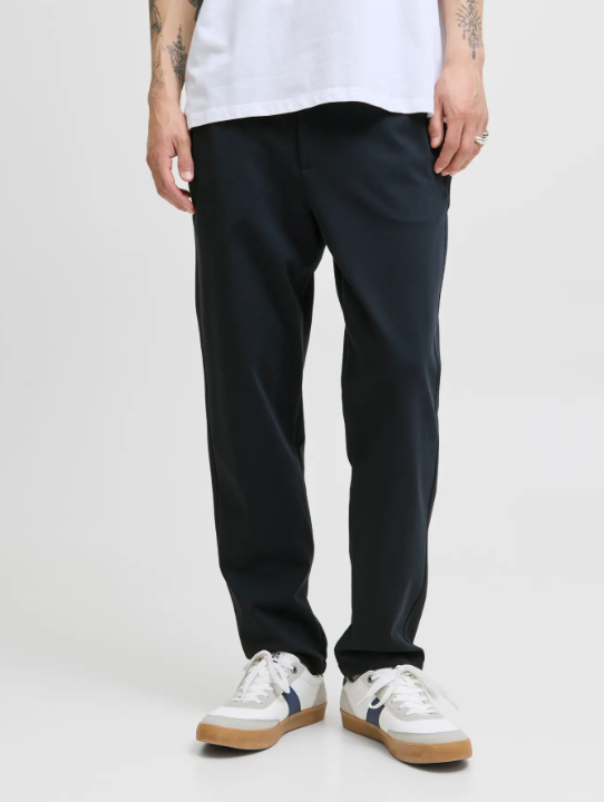 JACK & JONES Heren Jogger Broek Tapered Fit Donkerblauw 