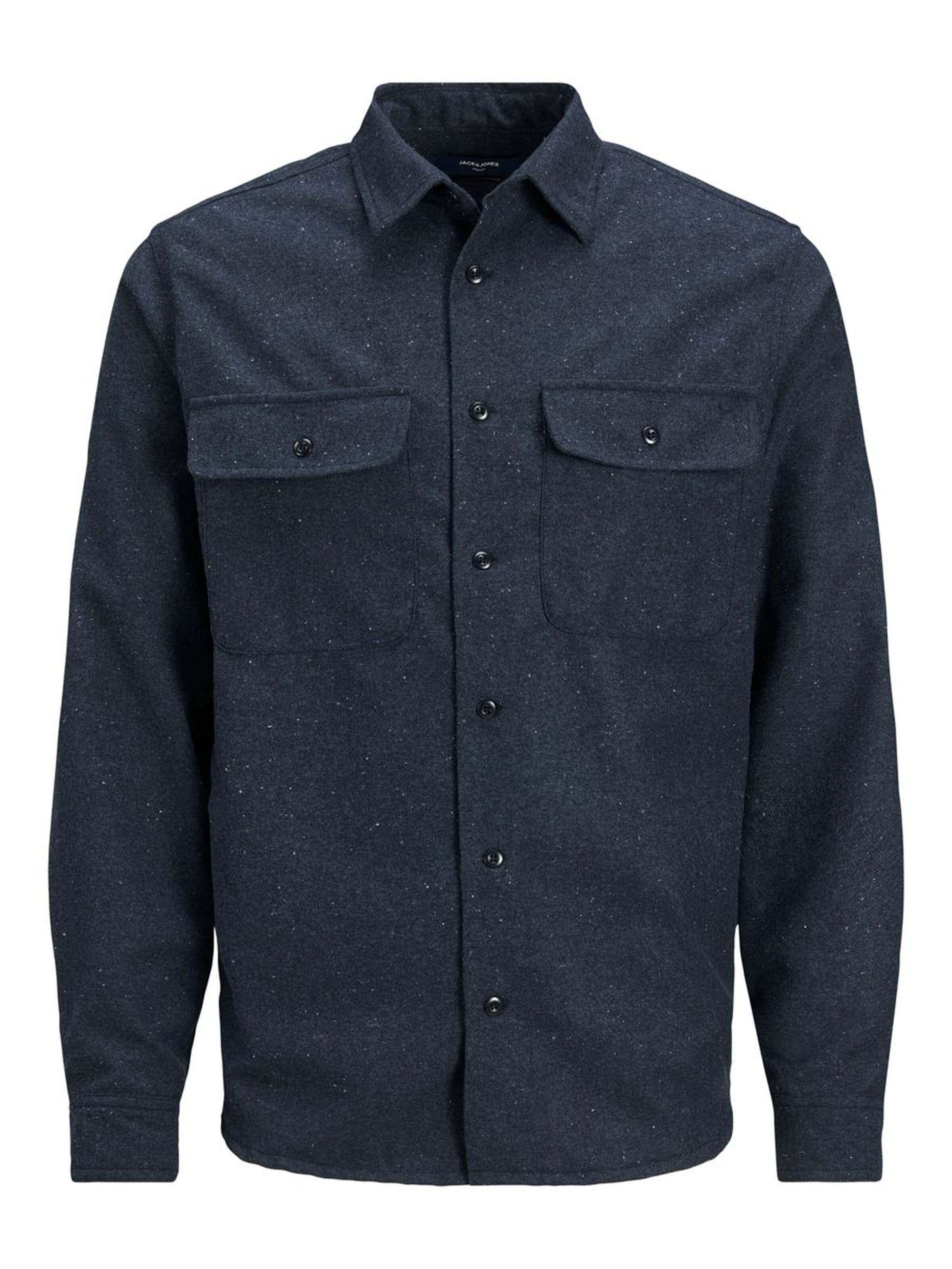Jack&Jones Overshirt Donkerblauw Gespikkeld 