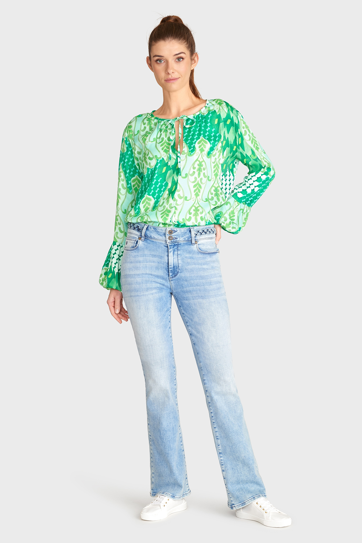 MAICAZZ Blouse Ifayola Green Fantasy  - Afbeelding 2