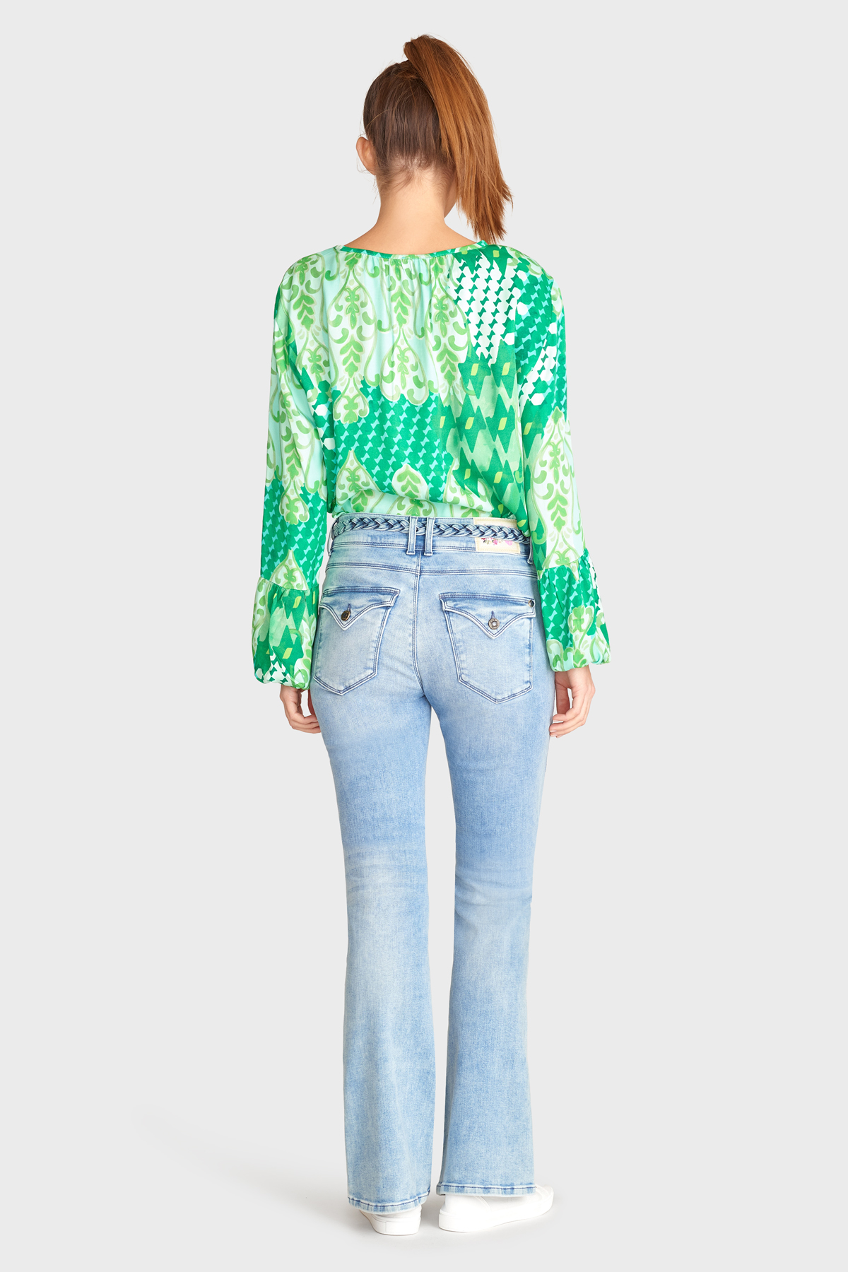 MAICAZZ Blouse Ifayola Green Fantasy  - Afbeelding 3