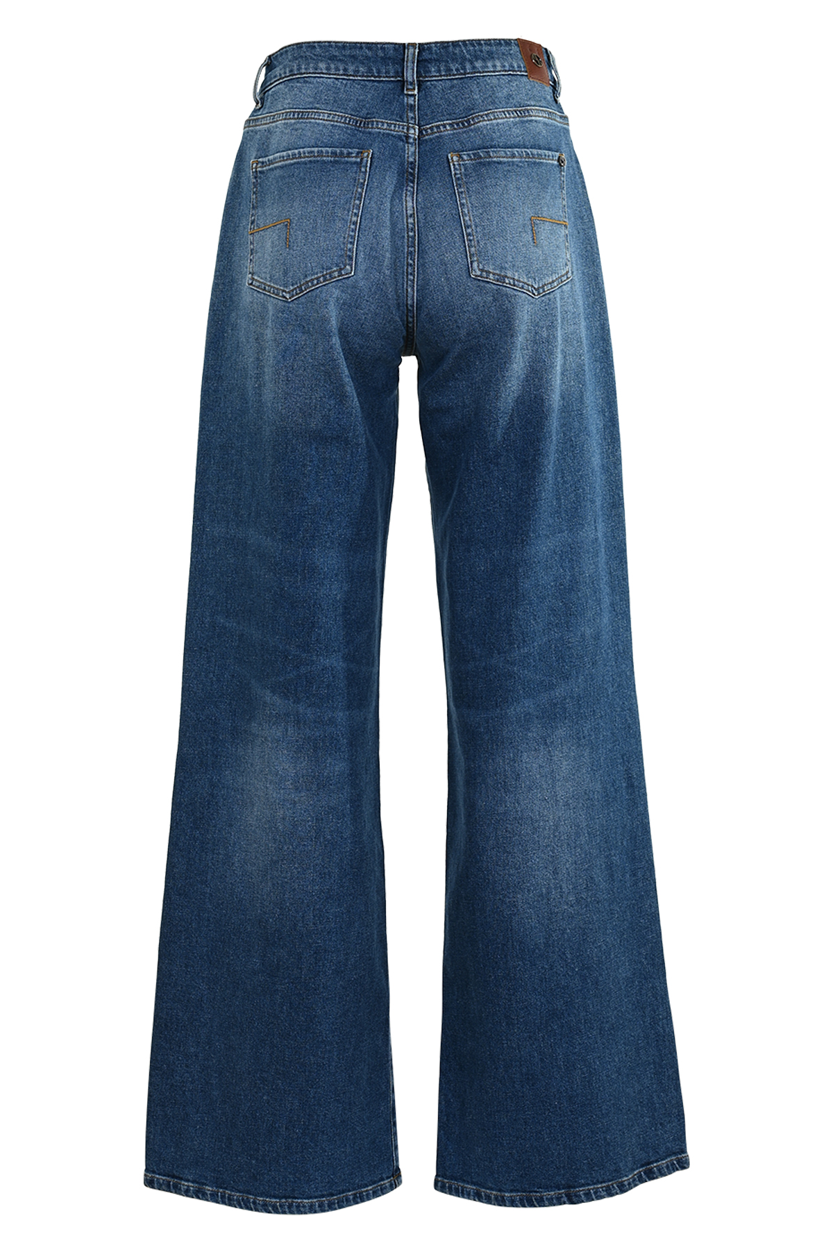DNM PURE Dames Spijkerbroek Cooper Hemp Blue - Afbeelding 2