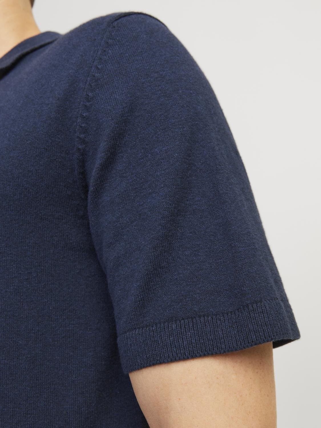 JACK&JONES Heren Poloshirt Donkerblauw  - Afbeelding 6