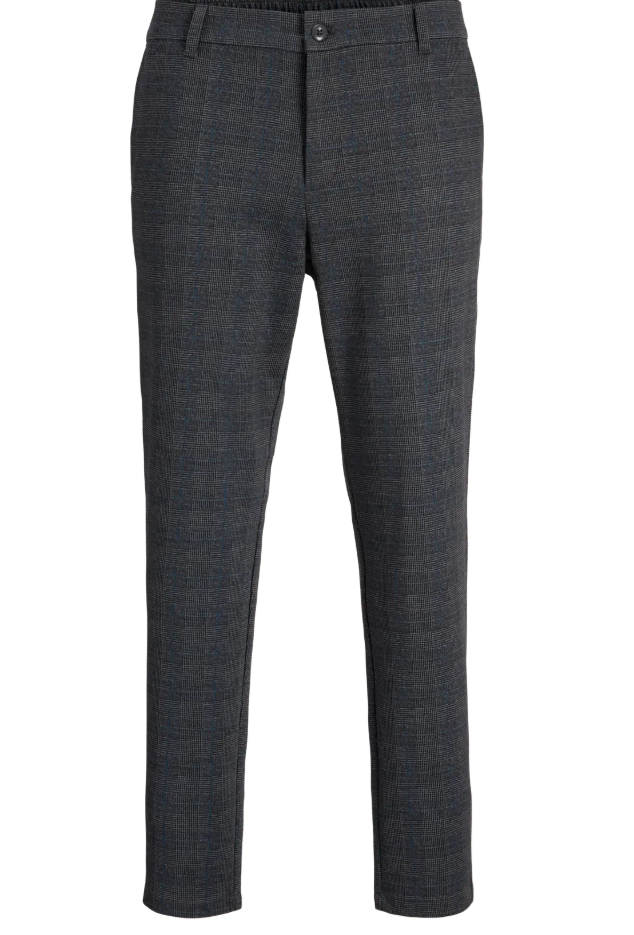 JACK&JONES Joggingbroek Phineas Dark Grey Check 