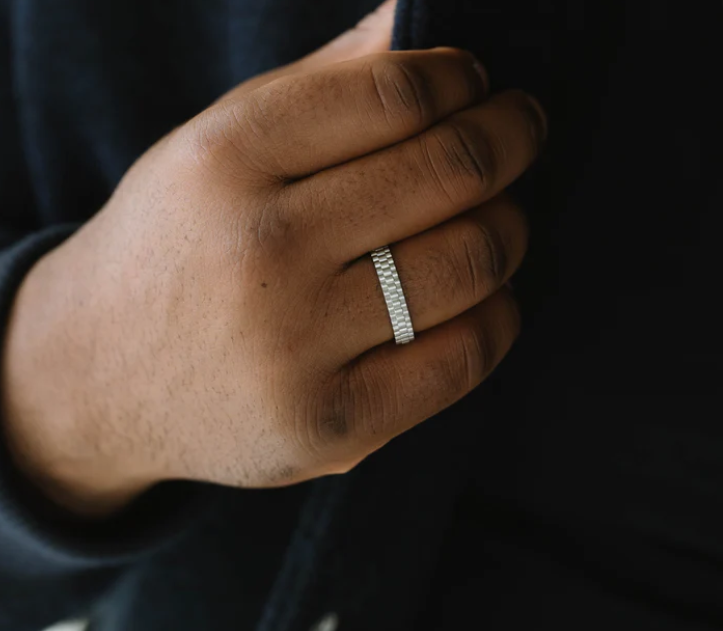STEEL&BARNETT Herenring Nova Minimal Zilver  - Afbeelding 2