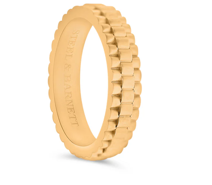 STEEL&BARNETT Herenring Nova Minimal Goud