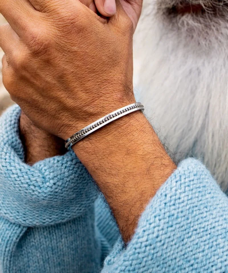PIG&HEN Herenarmband Navarch 6 Navy-Sand  - Afbeelding 2