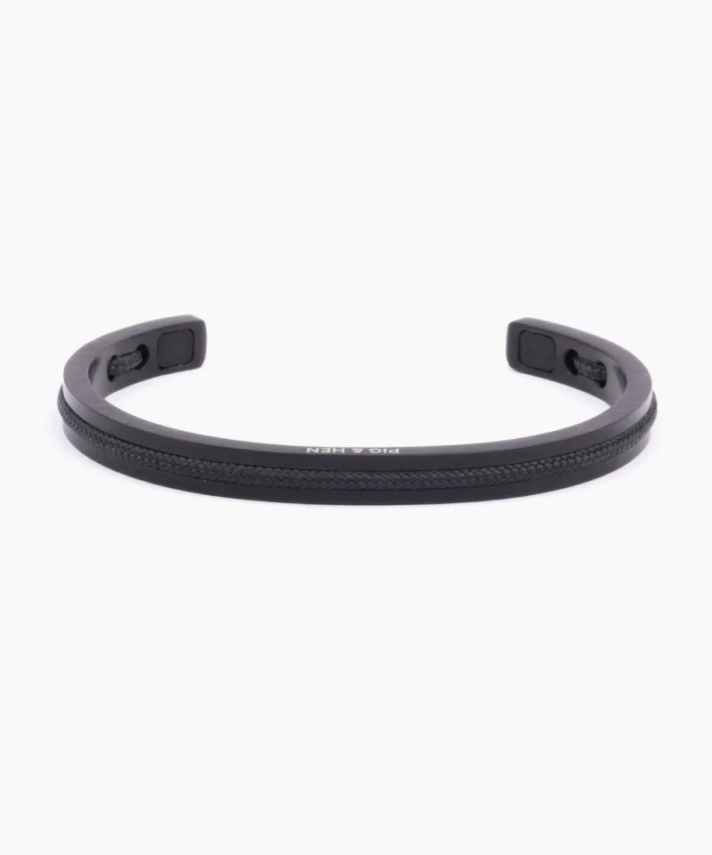 PIG&HEN Herenarmband Navarch 6 Black 