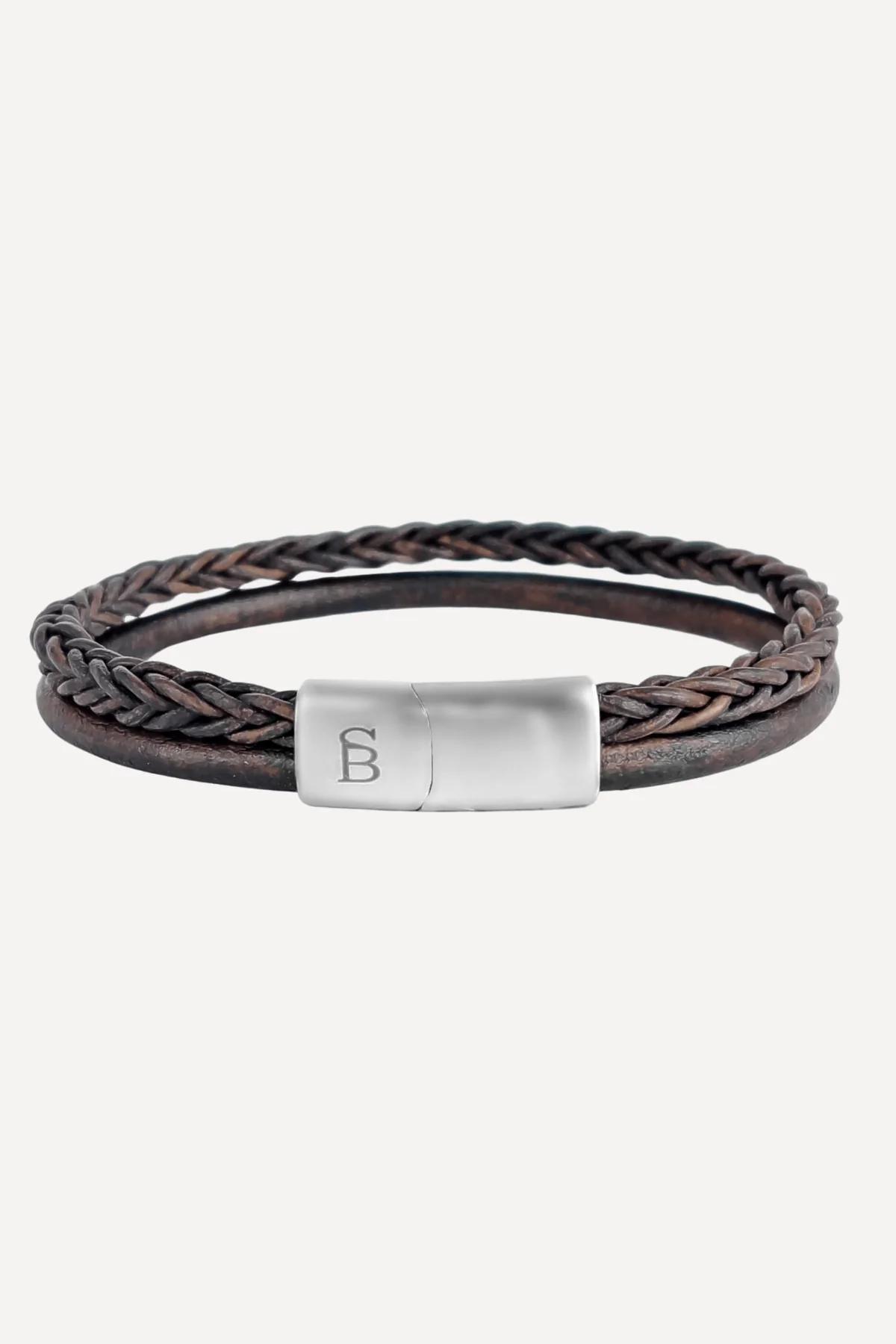 Steel&Barnett Herenarmband Denby Brown 