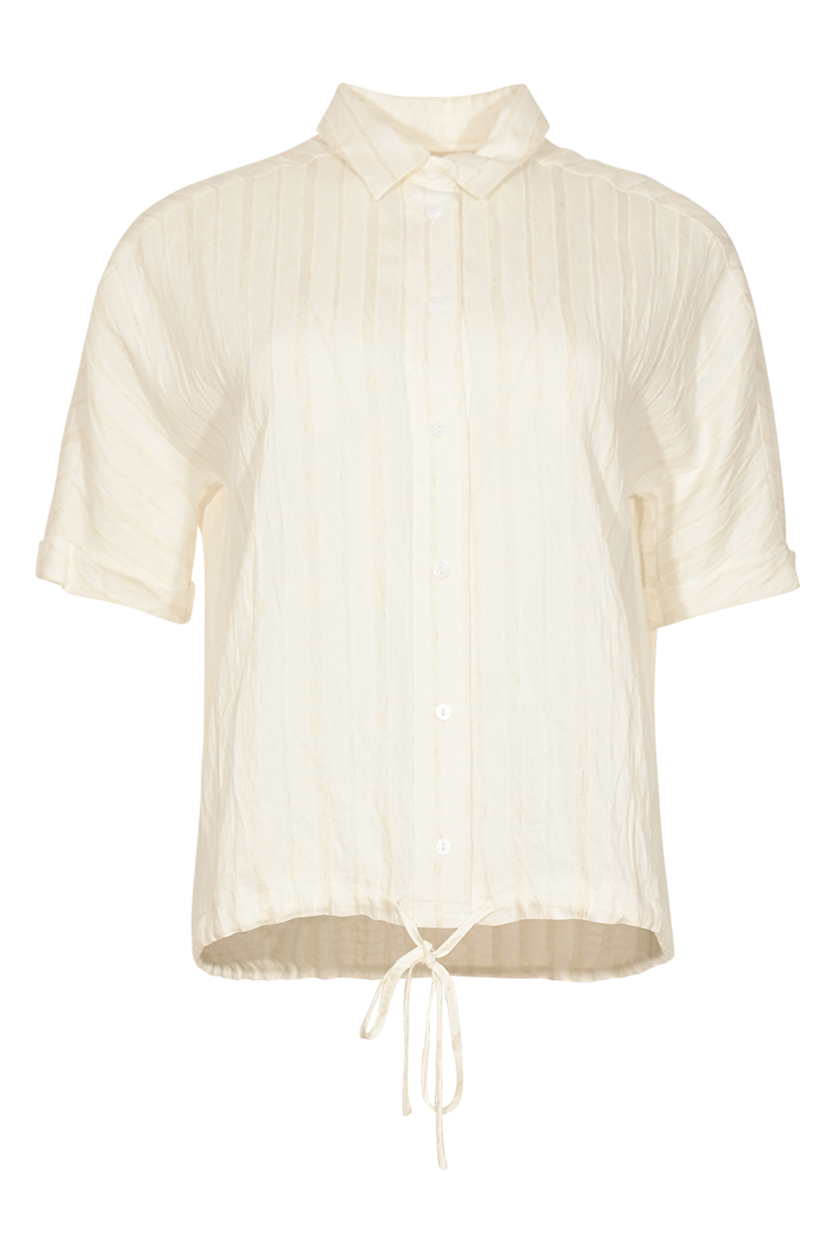 MAICAZZ Dames Blouse Sugar Zand-Offwhite Gestreept 