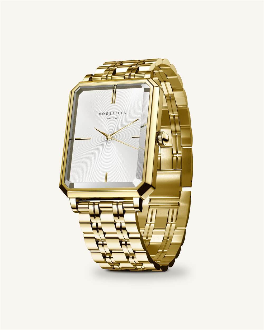 ROSEFIELD Dames Horloge The Octagon Gold  - Afbeelding 4