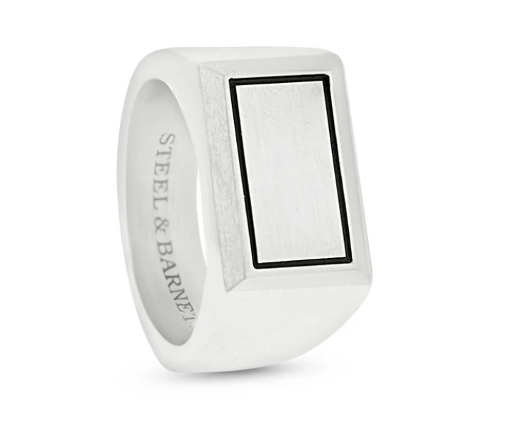 STEEL&BARNETT Herenring Legacy Zilver 