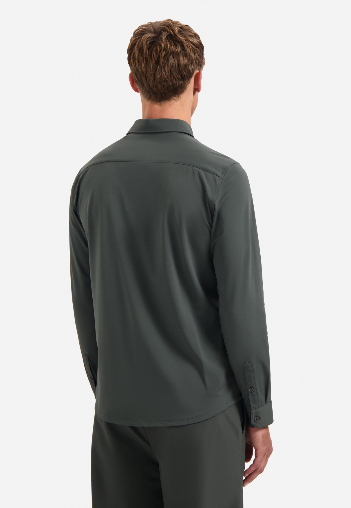 NO EXCESS Heren Travel Overhem Sedoc Donkergrijs  - Afbeelding 2