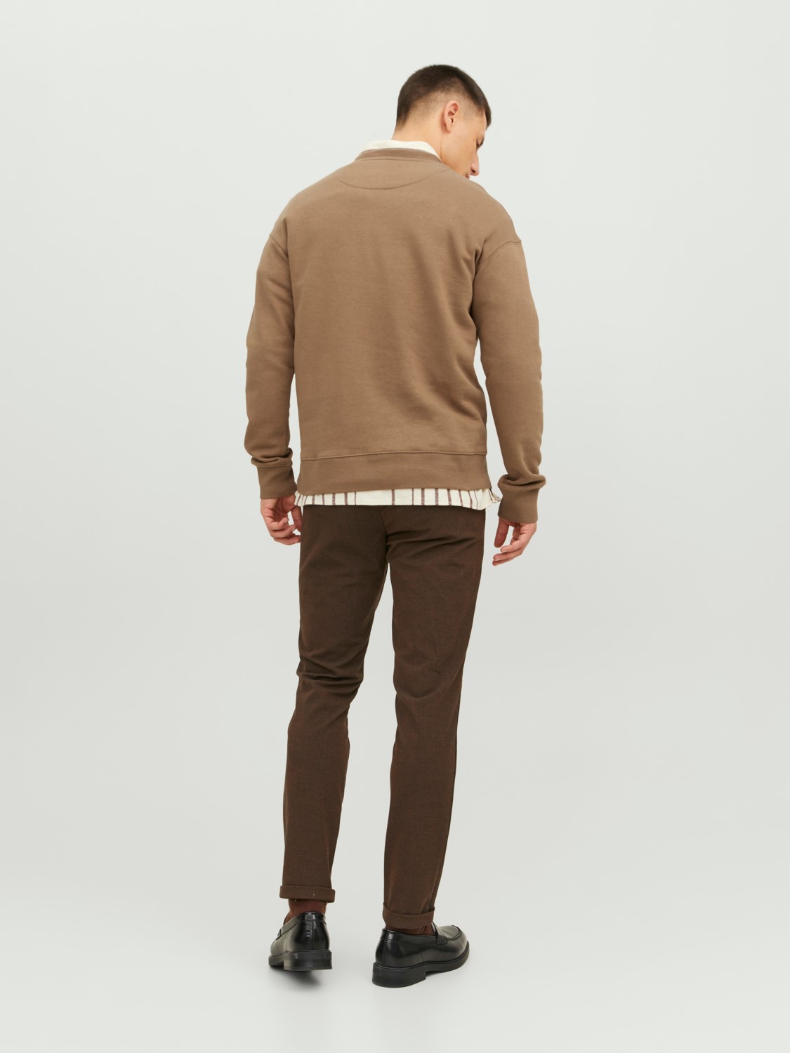 JACK&JONES Basic Sweater Otter Bruin - Afbeelding 3