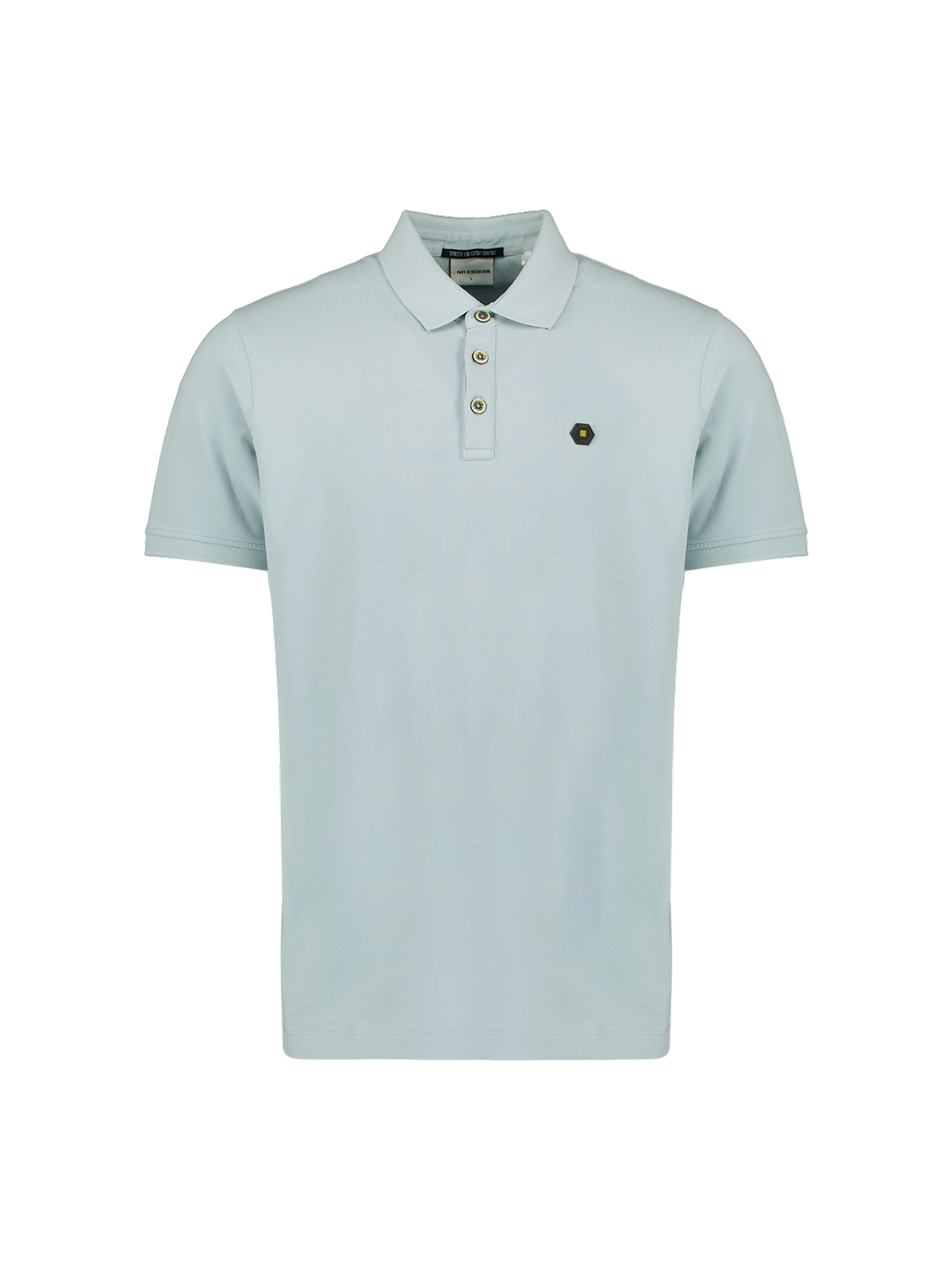 NO EXCESS Heren Poloshirt Ice Blauw  - Afbeelding 2