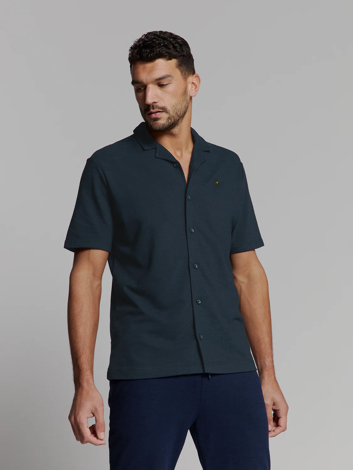 NO EXCESS Jersey -Shirt Diep blauw