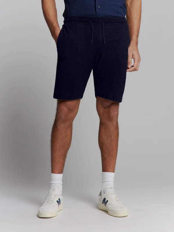NO EXCESS Jersey Short Diep blauw