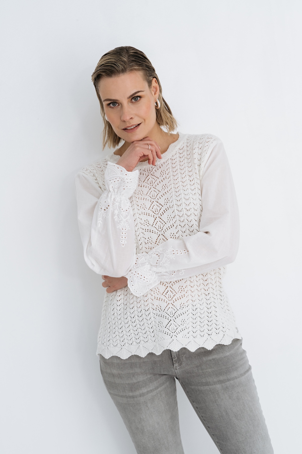 MAICAZZ Dames Trui Pedra Offwhite 