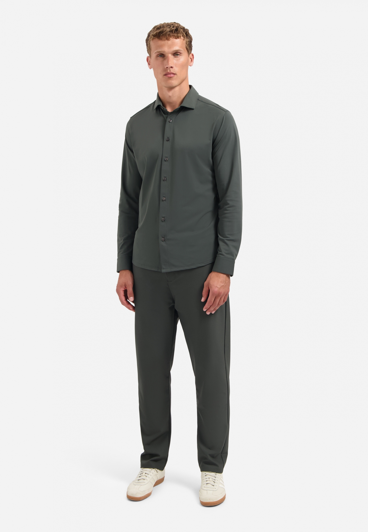 NO EXCESS Heren Travel Overhem Sedoc Donkergrijs  - Afbeelding 3