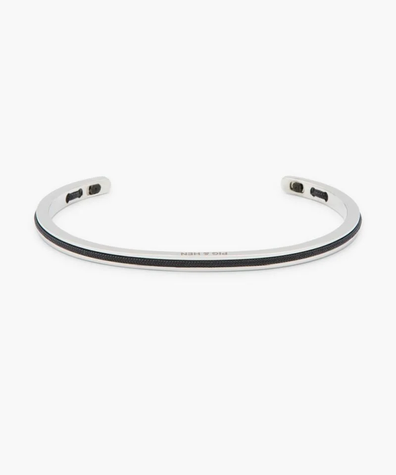 PIG&HEN Herenarmband Navarch 4 Navy Silver