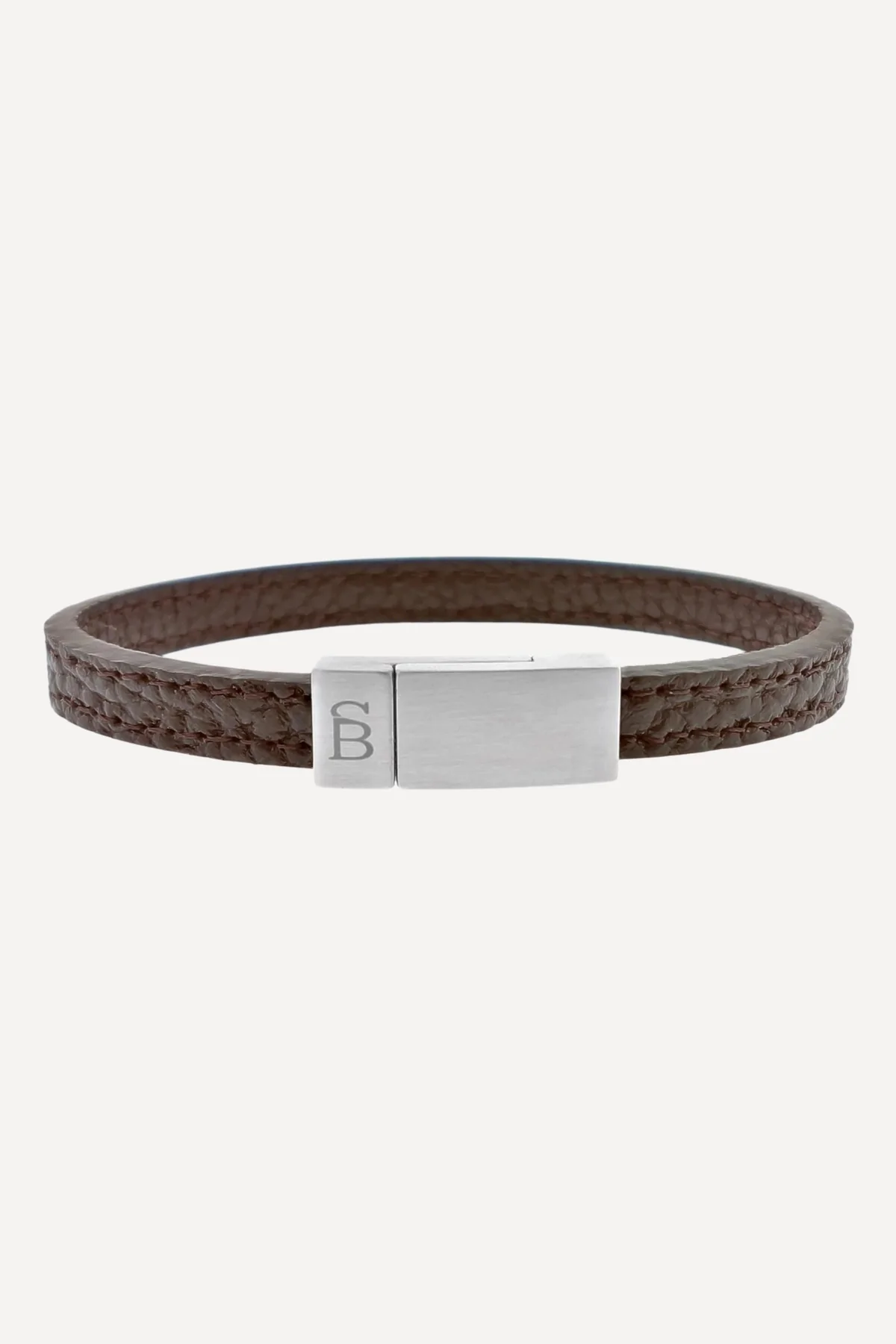 Steel&Barnett Herenarmband Grady Brown 