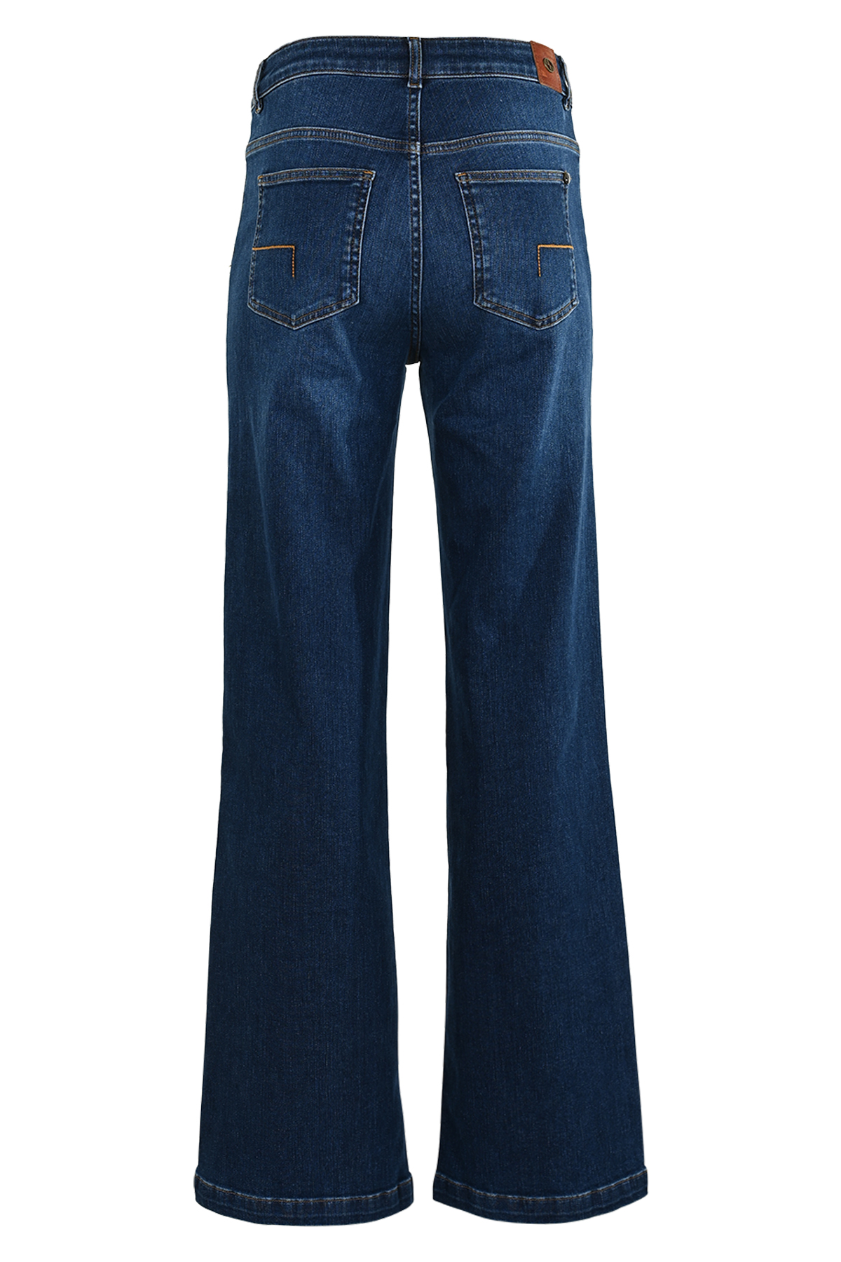 DNM PURE Dames Spijkerbroek Bobby Raw Blue  - Afbeelding 2