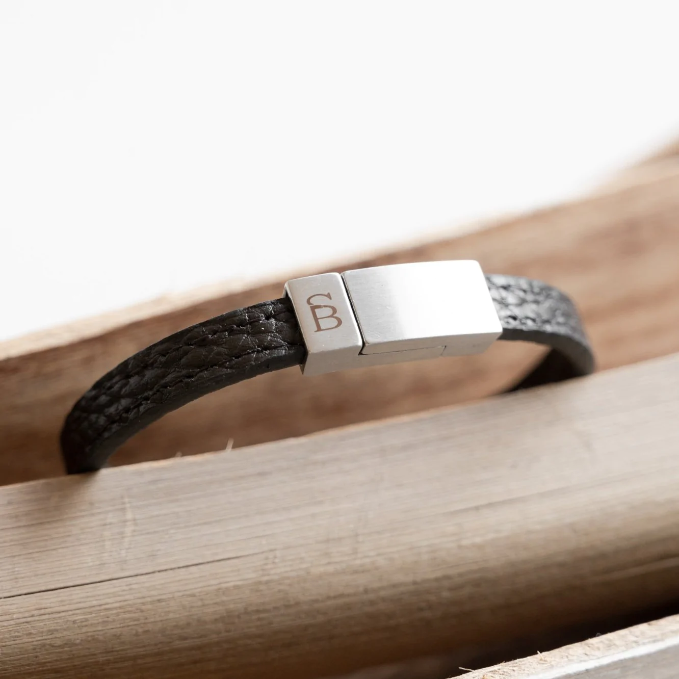 Steel&Barnett Herenarmband Grady Brown  - Afbeelding 2