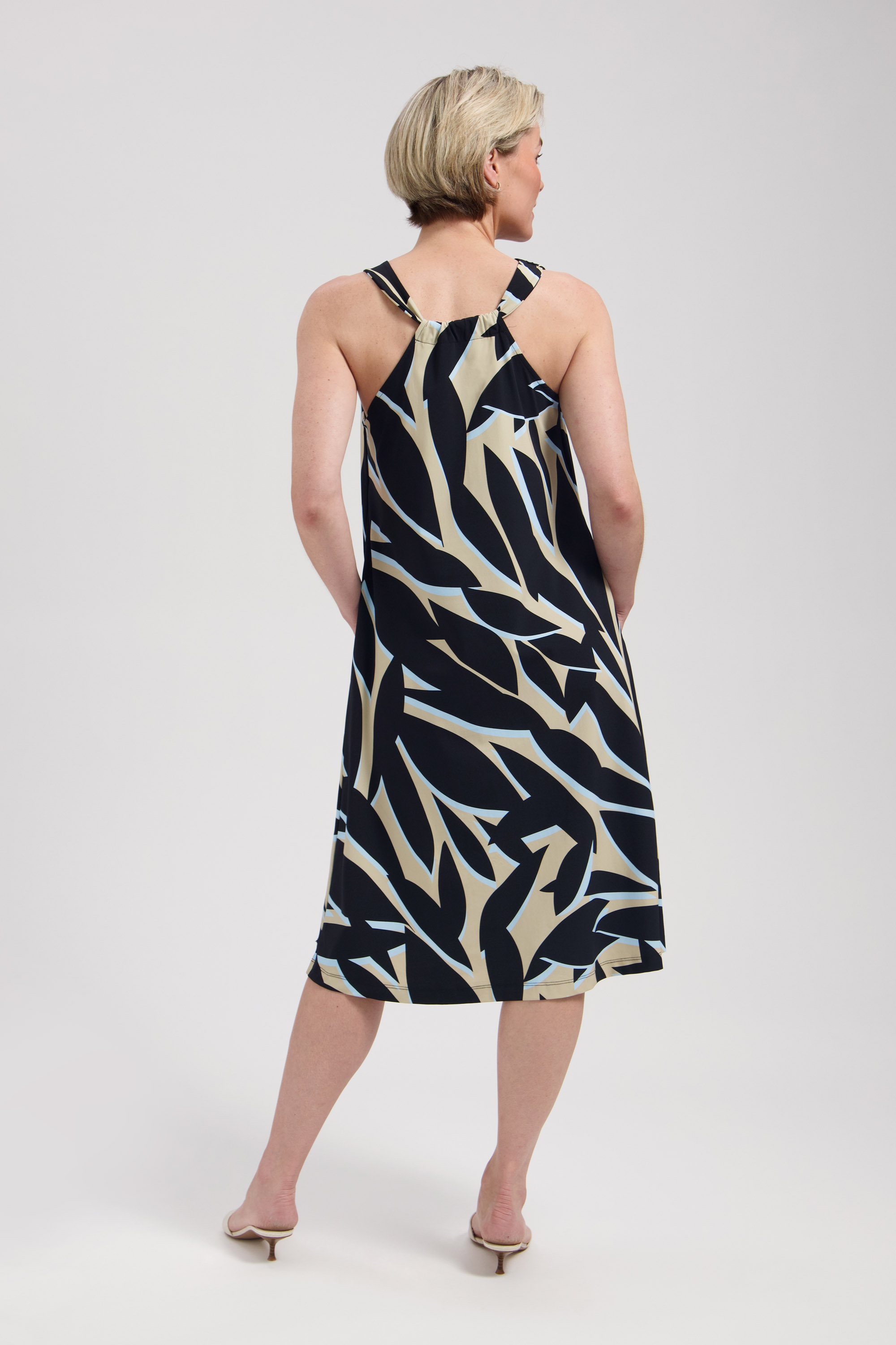 LADY DAY Dames Travelstof Jurk Elline Leya Print - Afbeelding 2