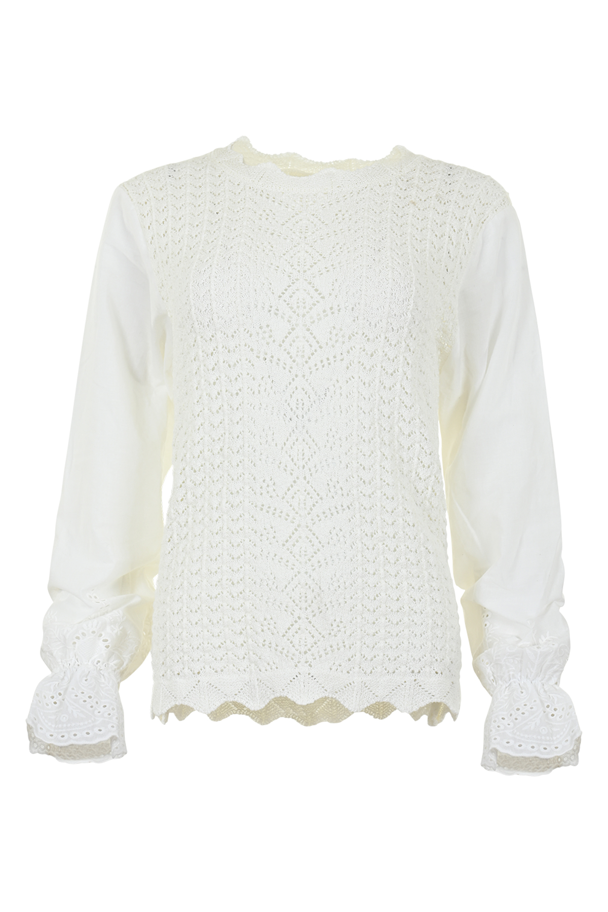 MAICAZZ Dames Trui Pedra Offwhite  - Afbeelding 2
