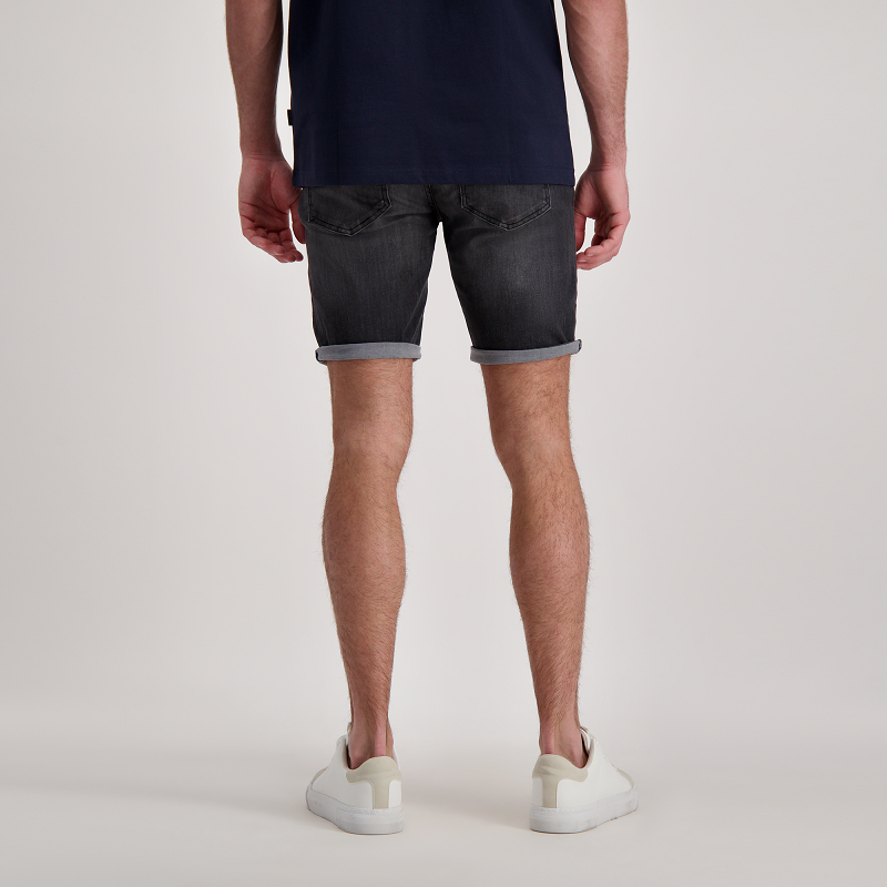 CARS Heren Spijker Korte Broek Falcon Black Used  - Afbeelding 2