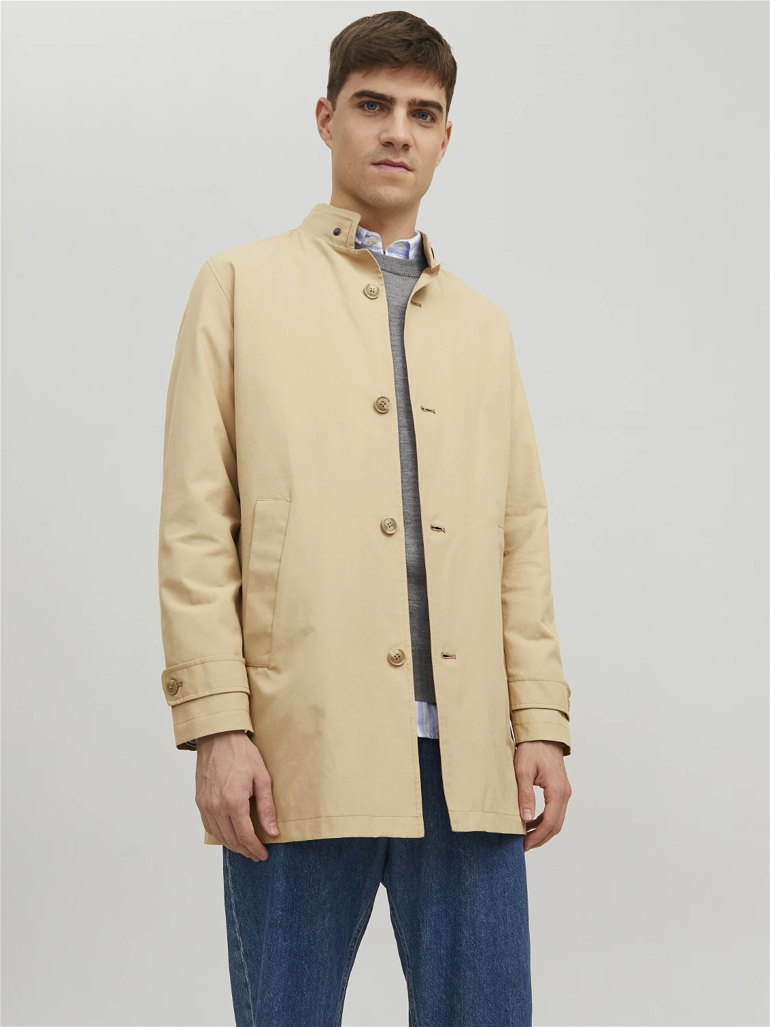 JACK&JONES Heren Voorjaarsjas Beige  - Afbeelding 2