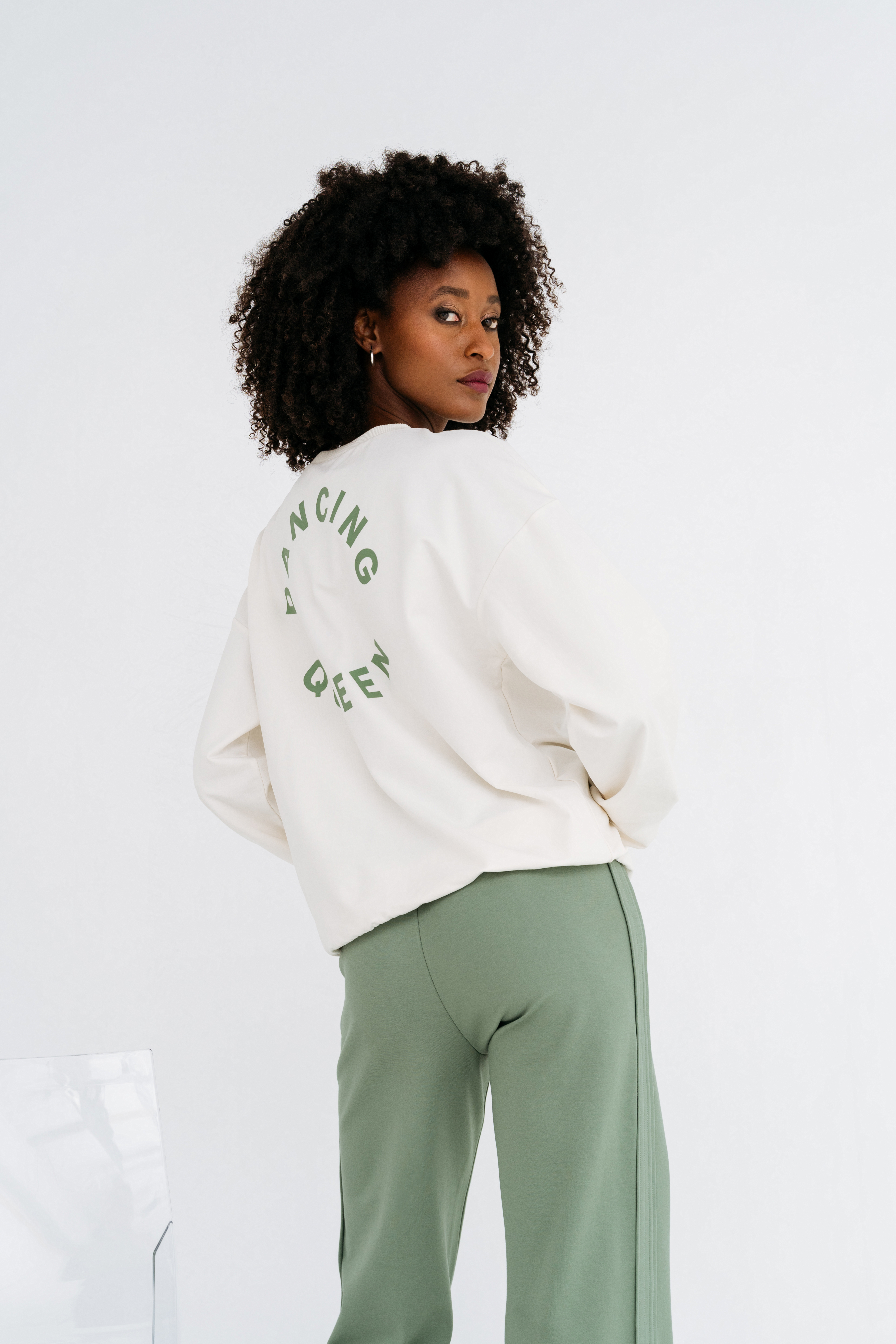 MAICAZZ Dames Sweatshirt Magien Coconut Milk Backprint 
