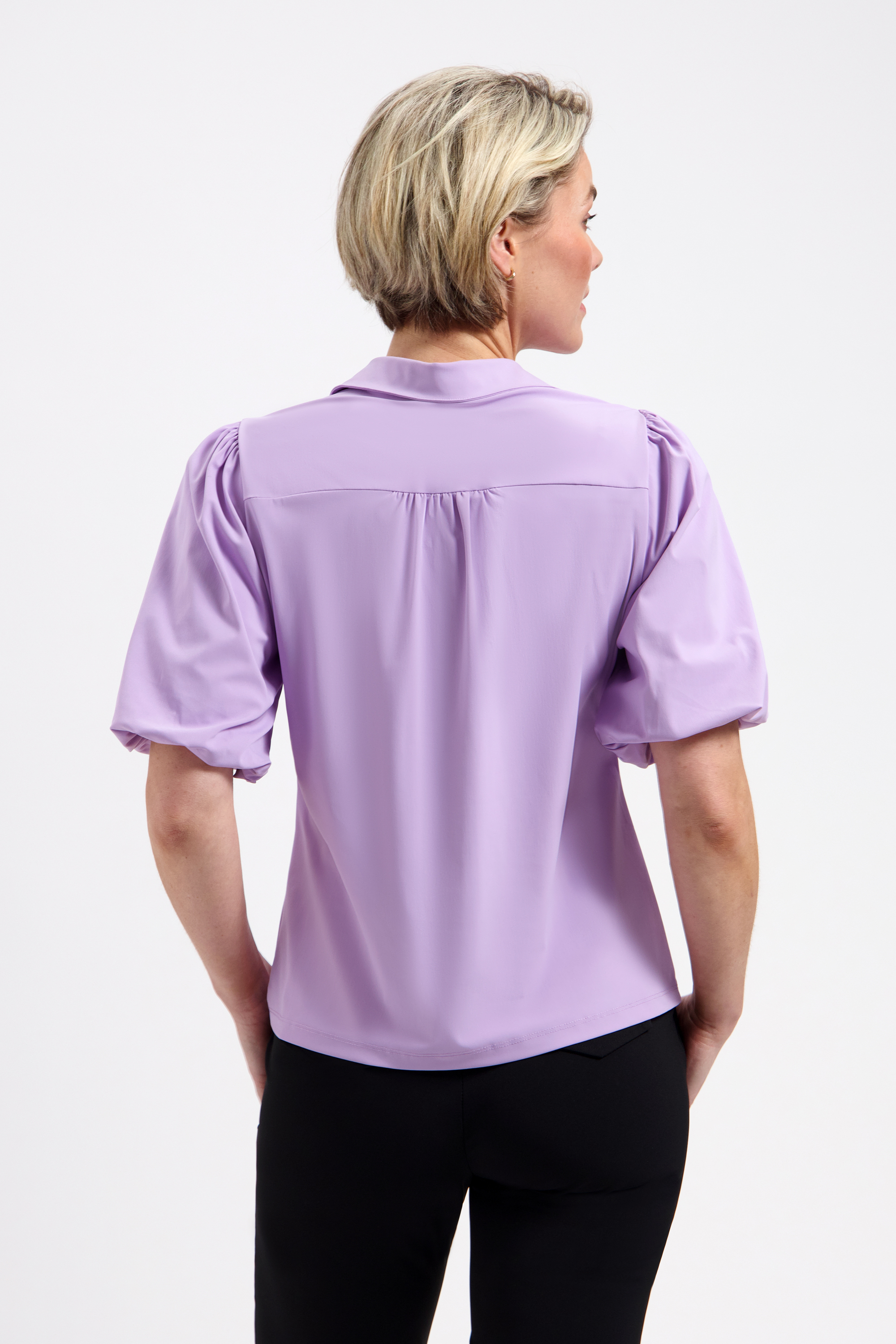 LADY DAY Dames Blouse Simone Soft Violet  - Afbeelding 2