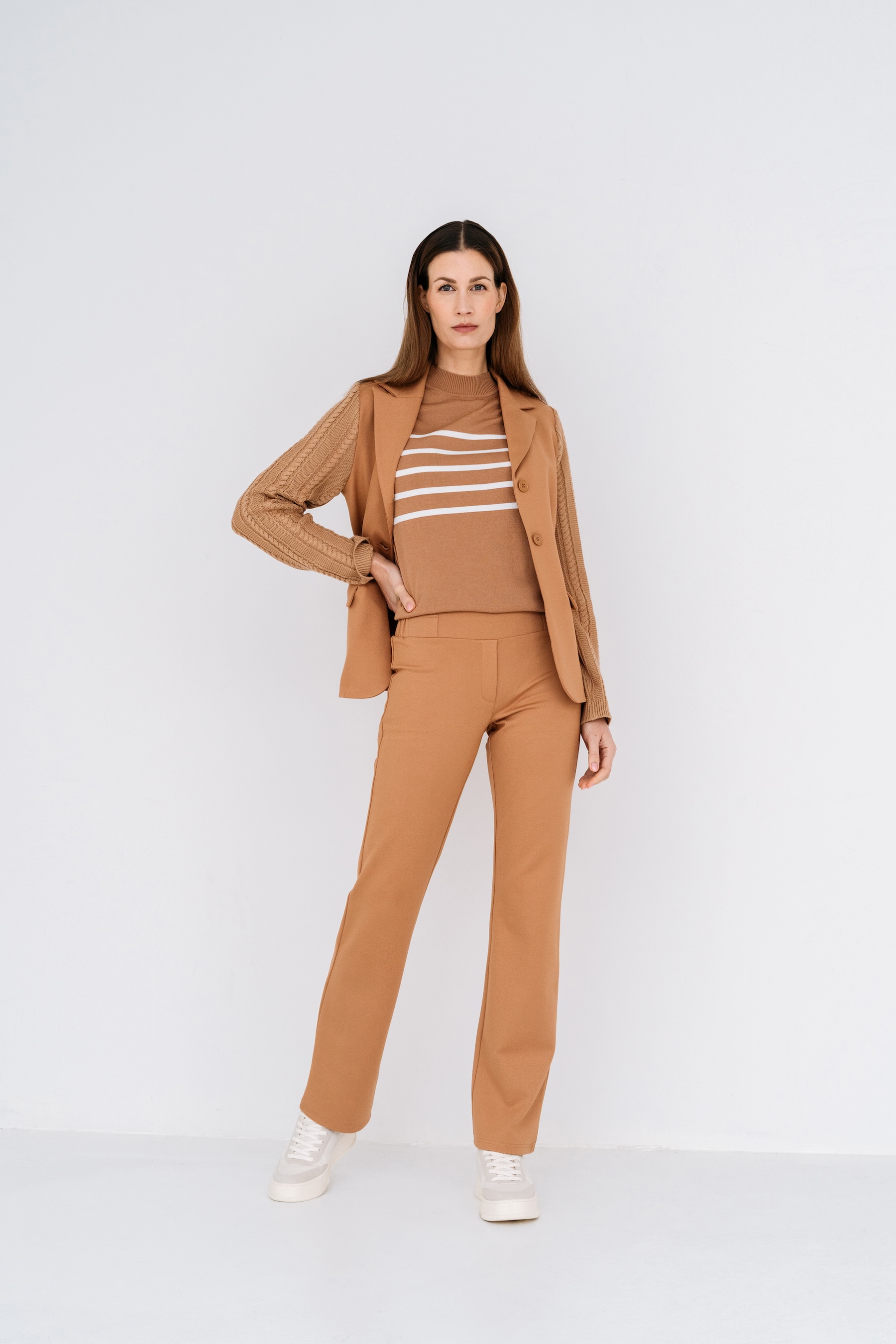PURE BY ZIZO Broek Koanne Camel  - Afbeelding 2