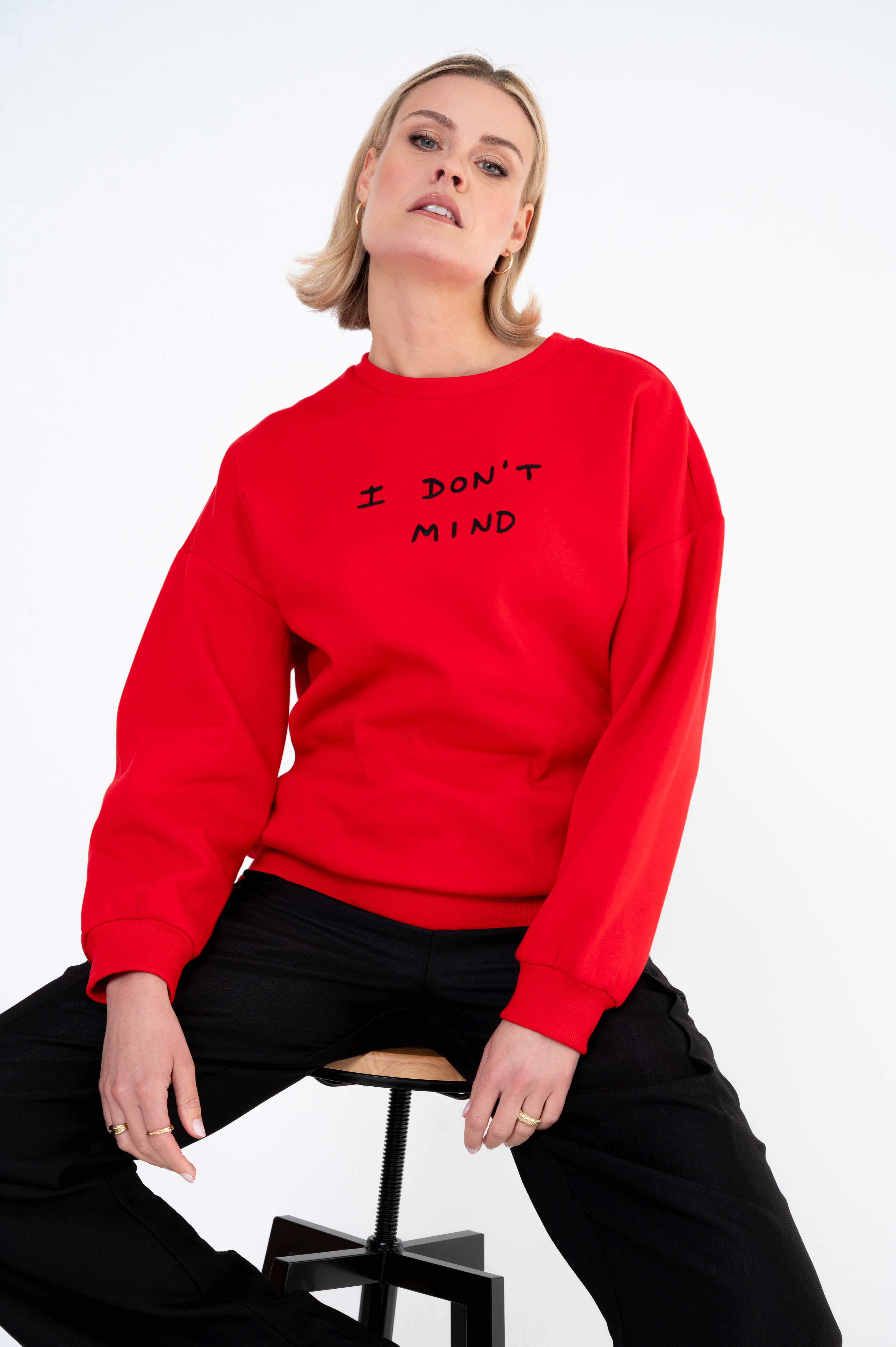 MAICAZZ Dames Sweater Pandora Rood - Afbeelding 2