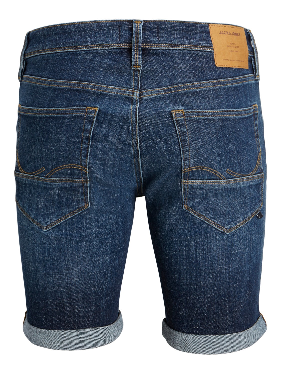 JACK&JONES Jeans Korte Broek Rick Dark Blue Denim - Afbeelding 2