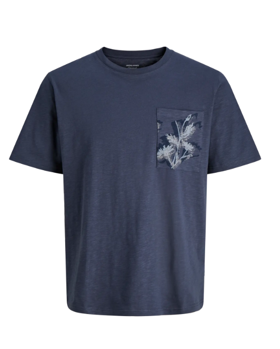 JACK & JONES Heren T-Shirt Printed Pocket DonkerGrijs  - Afbeelding 2
