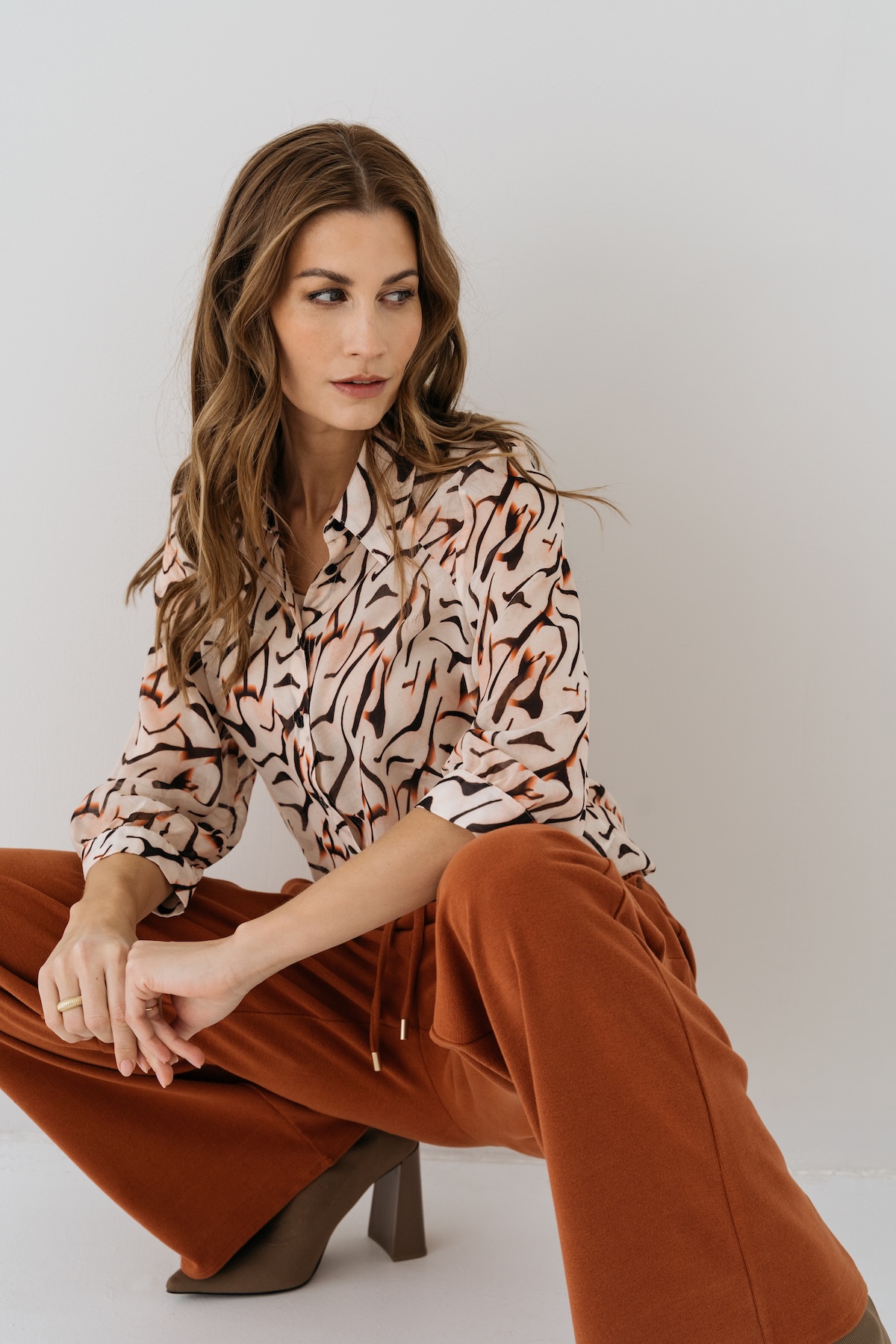 MAICAZZ Dames Blouse Pioli Abstract Colorful - Afbeelding 2