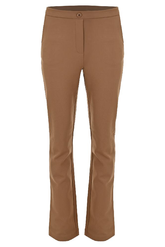 PURE BY ZIZO Dames Broek Patti Dark Sand 