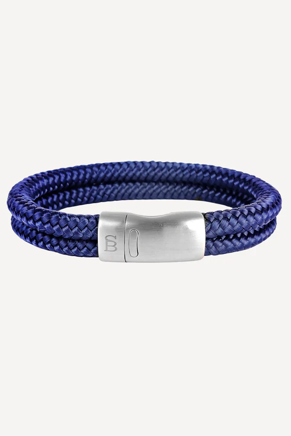 Steel&Barnett Herenarmband Lake Navy 