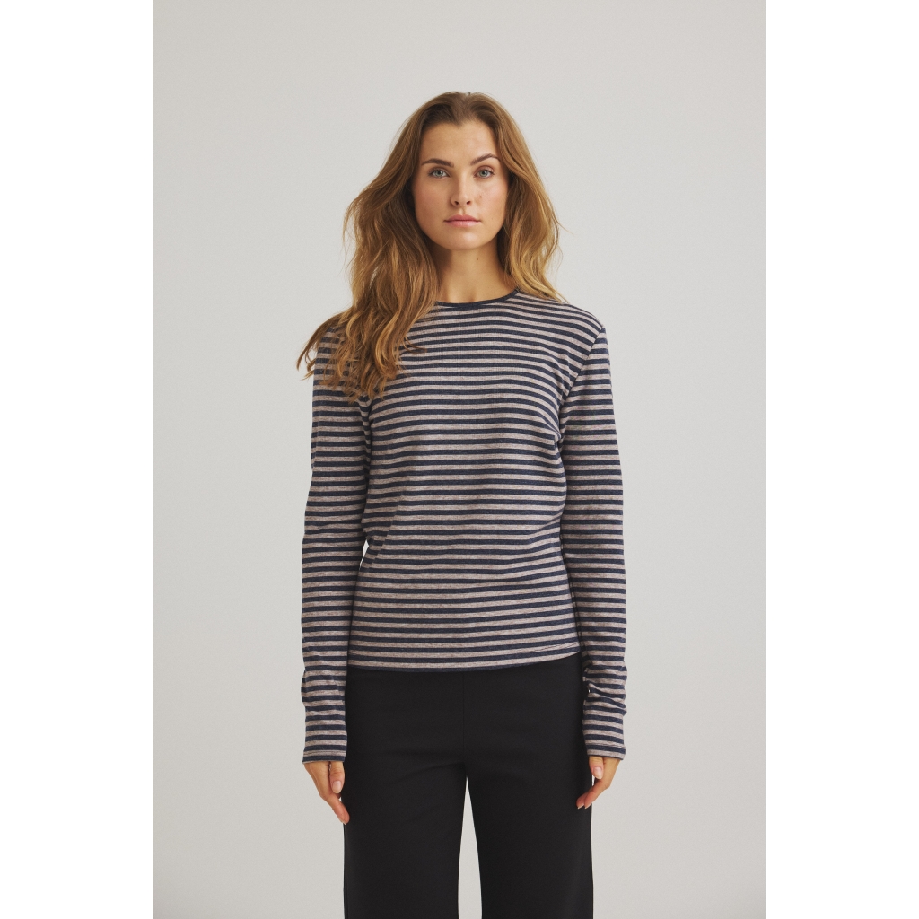 ONE TWO LUXZUZ Shirt Lange Mouwen Amazig Gestreept 
