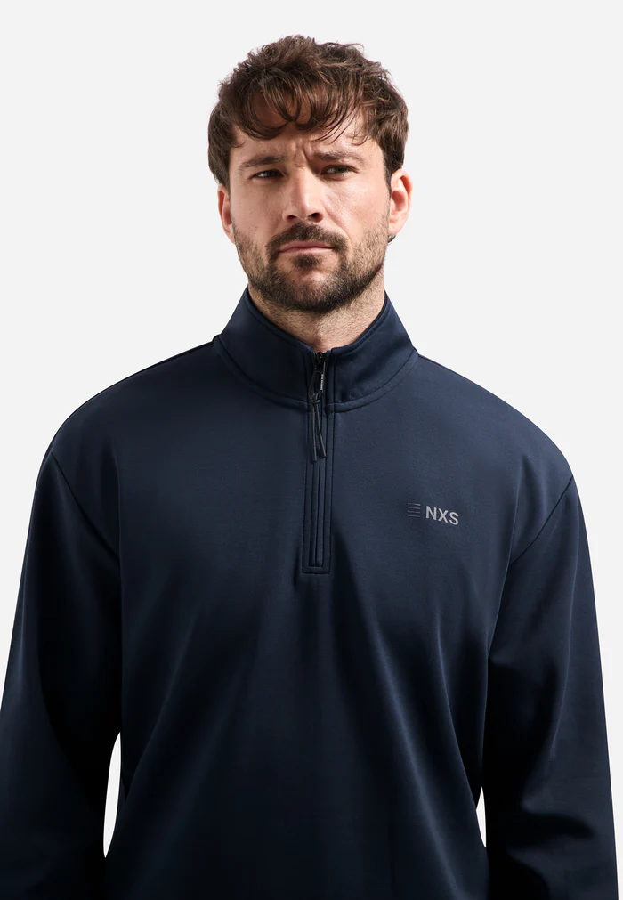 NO EXCESS  Zoom Halve-Rits Sweater Night - Afbeelding 3