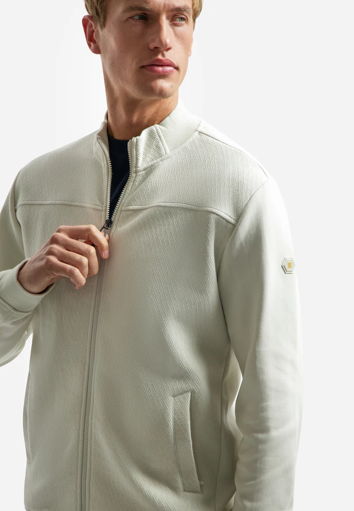 NO EXCESS Sweatvest Met Gemixte Structuren Kit  - Afbeelding 2