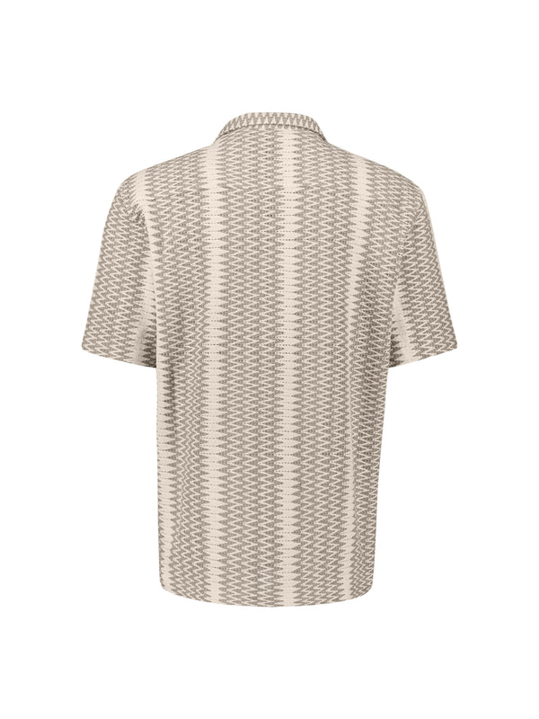 NO EXCESS Overhemd Korte Mouwen Jacquard  - Afbeelding 4