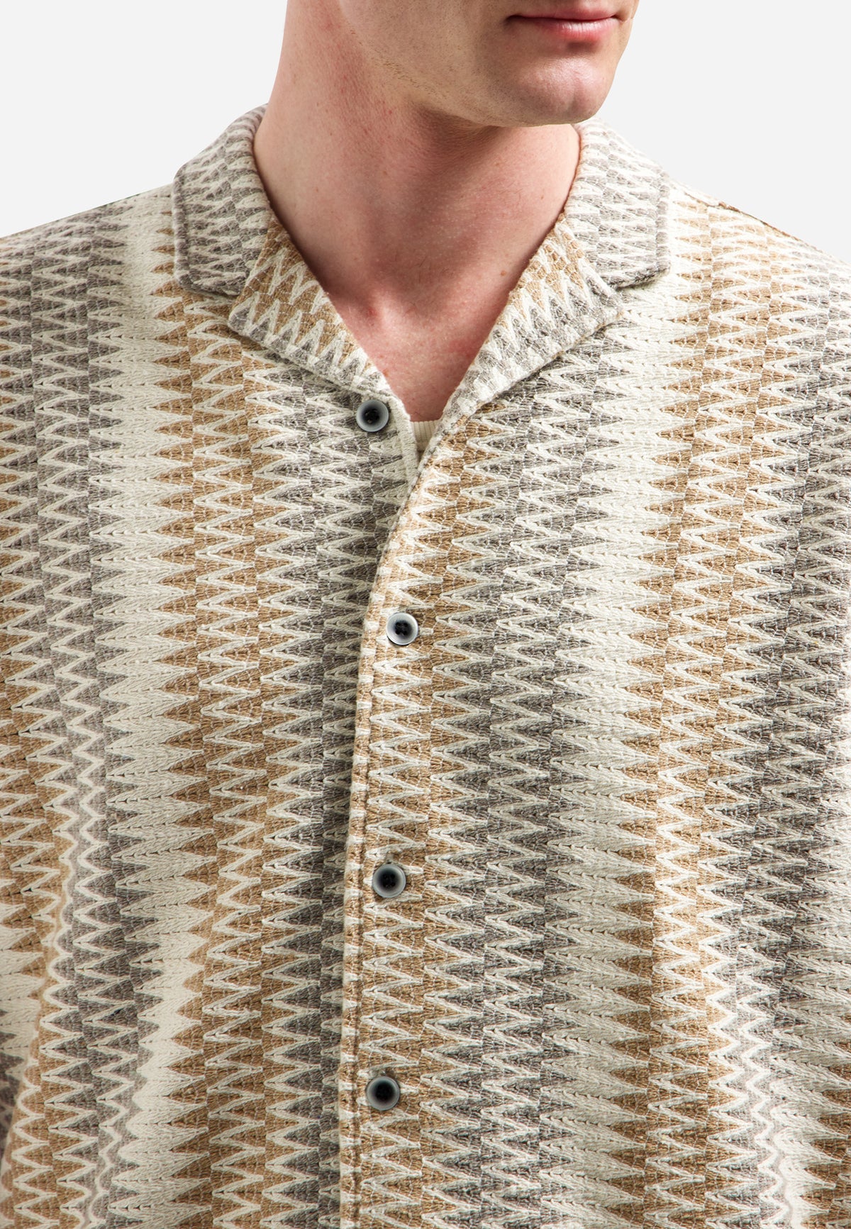 NO EXCESS Overhemd Korte Mouwen Jacquard  - Afbeelding 5