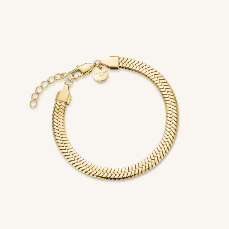 ROSEFIELD Damesarmband Large Snake Goudkleur 