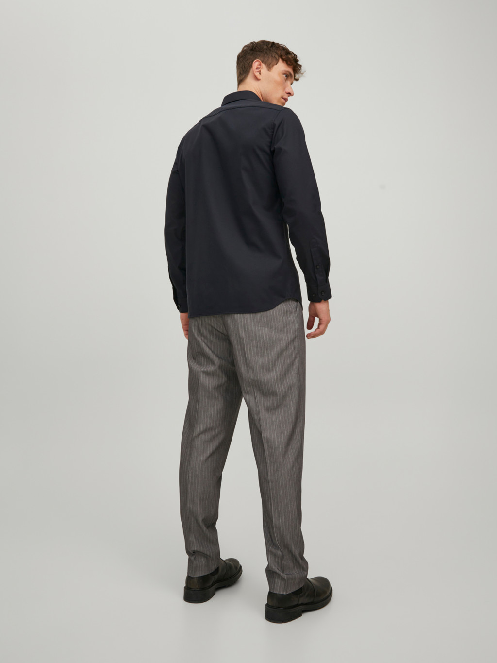 JACK&JONES Heren Overhemd Parker Slim Fit Black  - Afbeelding 2
