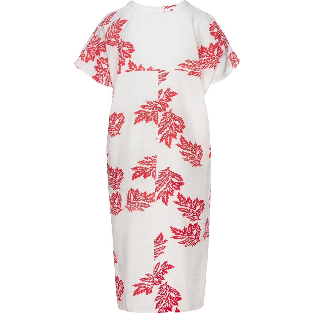 ONE TWO LUXZUZ Jurk Georgina Wit-Rood  - Afbeelding 2