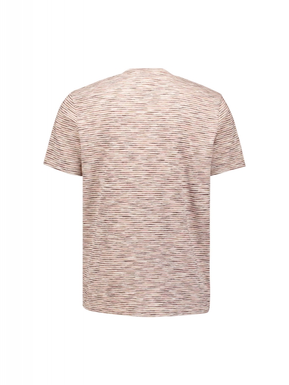 NO EXCES T-shirt Met Ronde Hals Streepjes Stone - Afbeelding 4